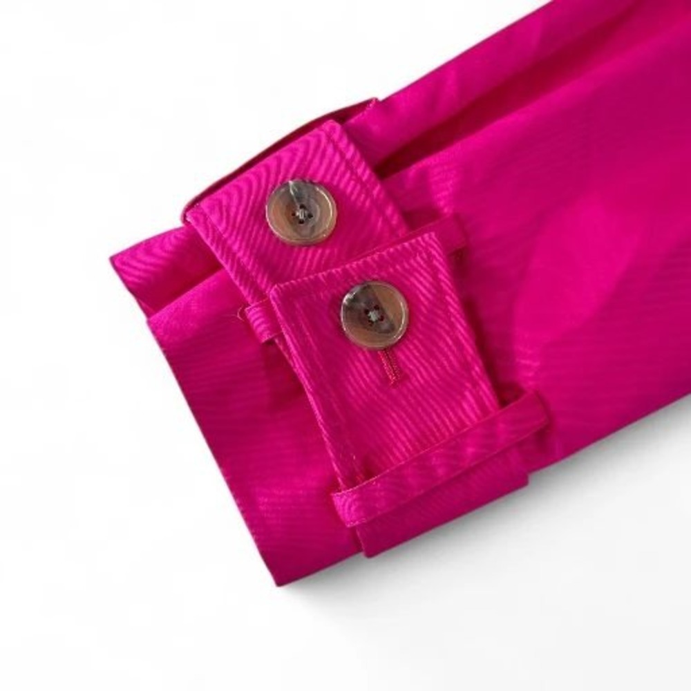 ON 34th Women's L Pink Double Breasted Short Trench Coat Cute NWOT - Picture 10 of 10